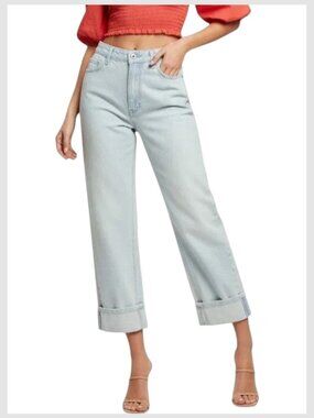 J.Jill Straight Leg Jeans Light Wash High Rise 10P